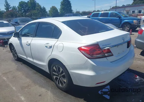 2013 Honda Civic Ex from USA, damaged, VIN 19XFB2F88DE244425